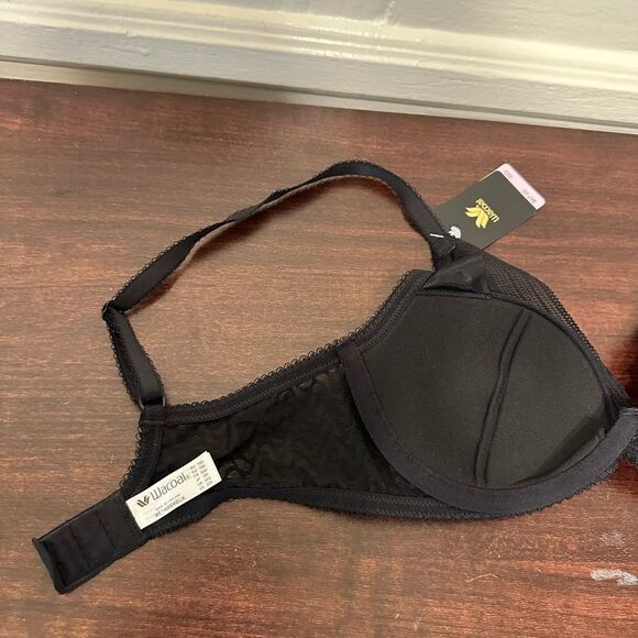 Wacoal  lightweight  underwire lined bra size 32D in black , NWT - Picture 6 of 9